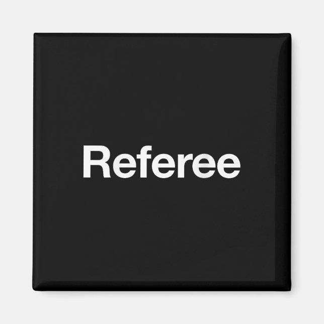 Referee Karate Tournament  Magnet (Front)