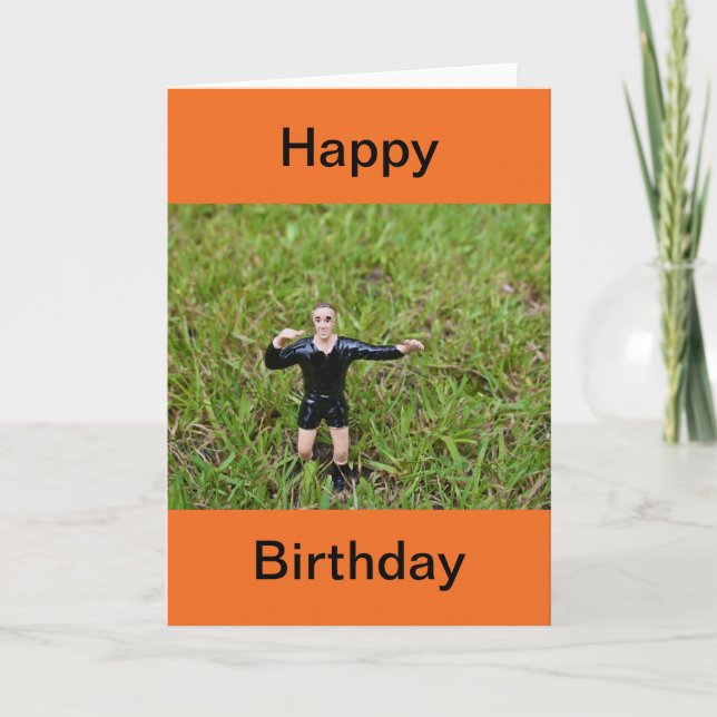 Referee Soccer/Football Happy Birthday Card (Front)