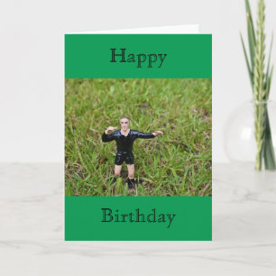 Referee Soccer/Football Happy Birthday Card