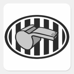 Referee Square Sticker
