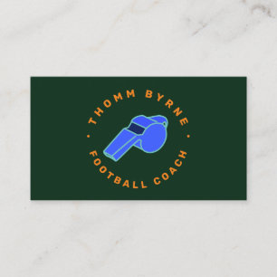 Referee  Whistle Coach  Business Card