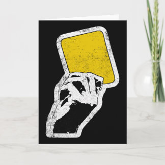 Referee Yellow Card Coach Sports Football Soccer 