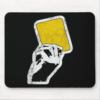 Referee Yellow Card Coach Sports Football Soccer  Mouse Mat