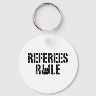 Referees Rule Key Ring