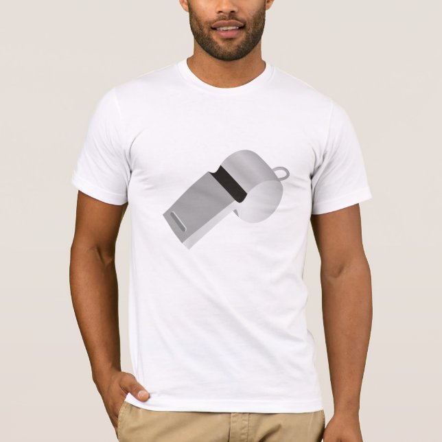 Referees Whistle Mens T-Shirt (Front)