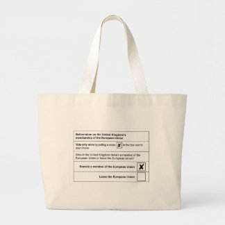 Referendum Remain in EU Large Tote Bag