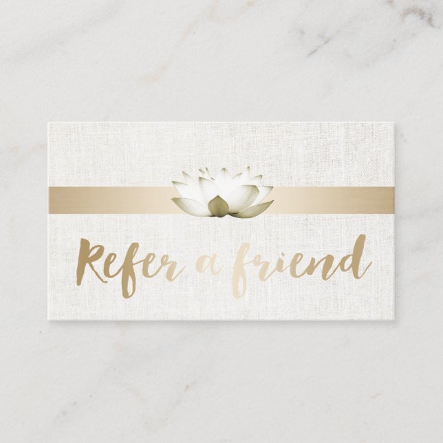 Referral Card | Elegant Lotus Therapy Salon SPA (Front)