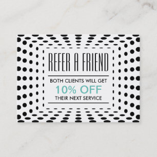 Referral Card   Modern Halftone Dots