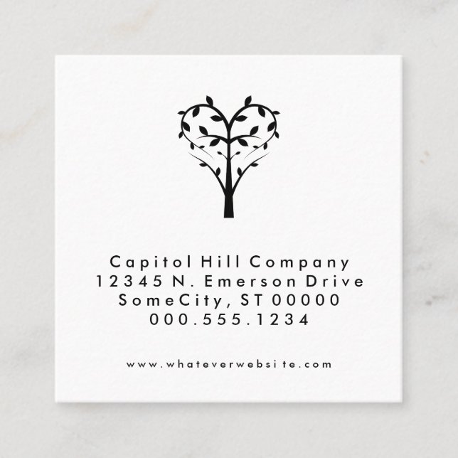 referral heart tree square (Front)