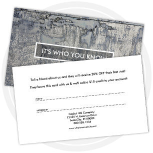 referral program crispy texture card