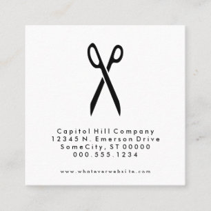 referral salon scissors square