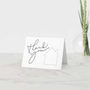 Referral Thank You Card, Realtor Thank You Note,