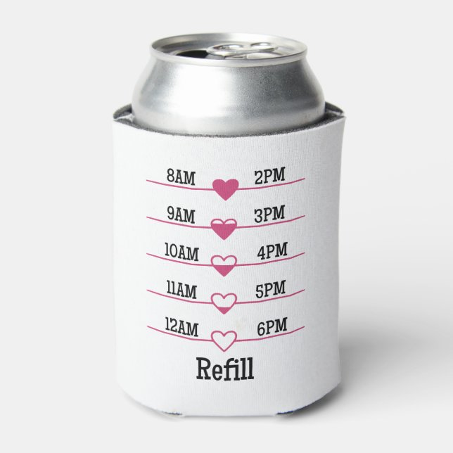 Refill Chart Can Cooler (Can Front)