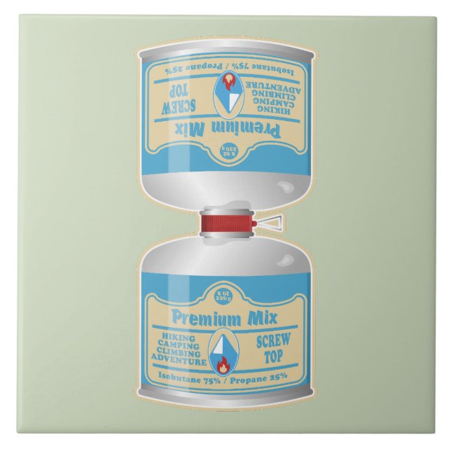 Refilling gas canisters for camp stoves tile (Front)