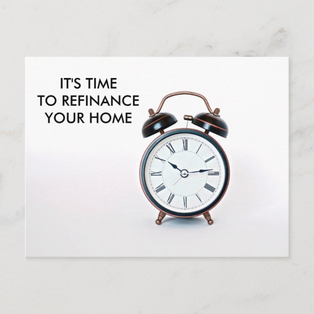 Refinance Mortgage Company Advertising Postcard (Front)