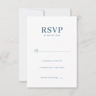 Refined Blue Calligraphy Template