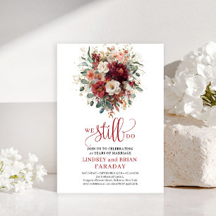 Refined Burgundy Eucalyptus We Still Do Invite