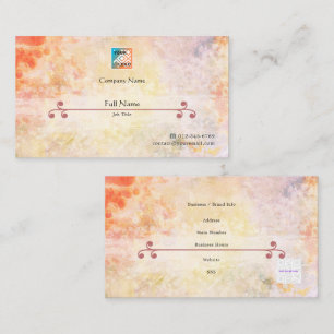 Refined Business Card with QR - Cambrian Hot