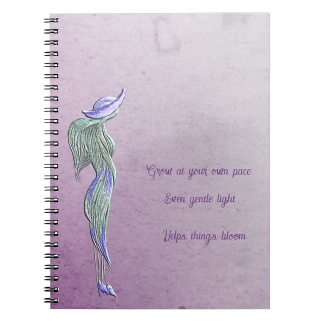 Refined calm spiral notebook  (Front)