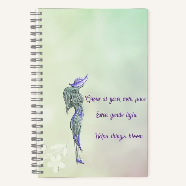 Refined calm spiral notebook  (Front)