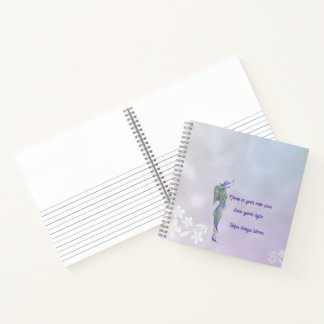 Refined calm spiral notebook 