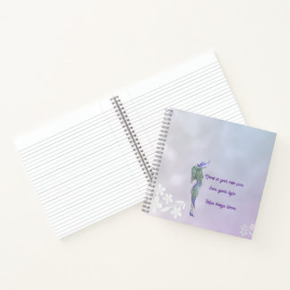 Refined calm spiral notebook 