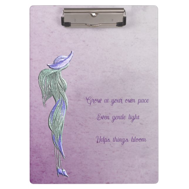 Refined calm spiral notebook  clipboard (Front)