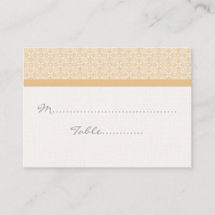 Refined Chic Wedding Placecard