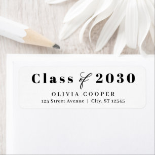 Refined Collage Editable Colour Graduation Label