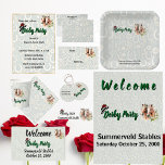 Refined Derby Party Paper Plate<br><div class="desc">Refined Derby Party Plates. Other accessorries available.</div>