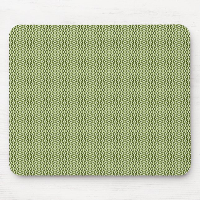 Refined Glam Mousepad, Olive Green Mouse Mat (Front)