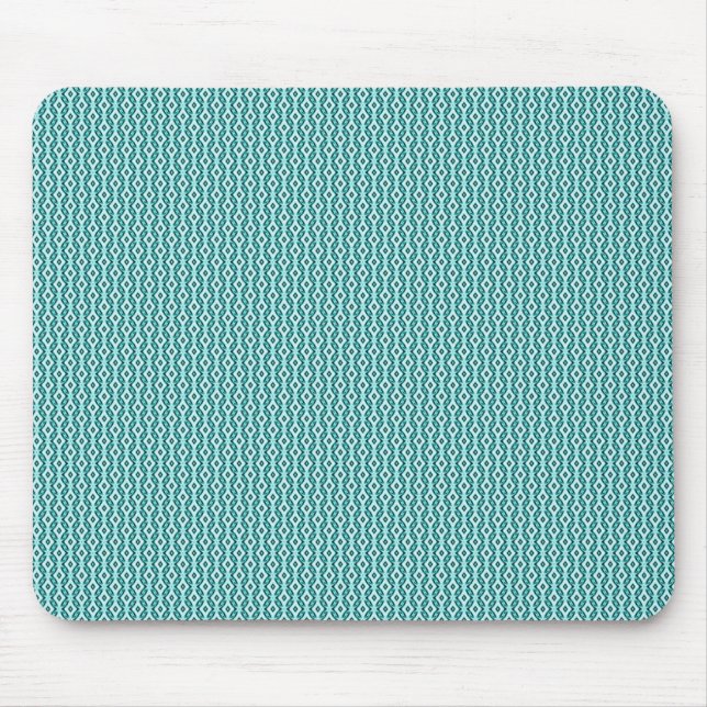 Refined Glam Mousepad, Teal Mouse Mat (Front)