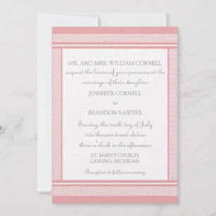 Refined Glam Wedding Invitation