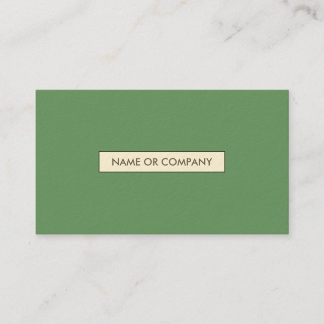 refined ivy business card (Front)