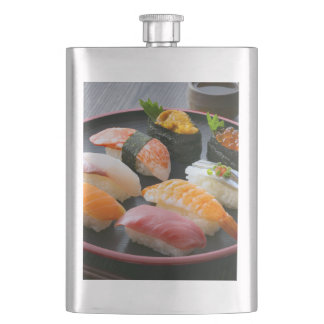 Refined Pour – Elegant Round Sushi Flask