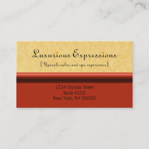 Refined Pro Business Card, Red Berry Card