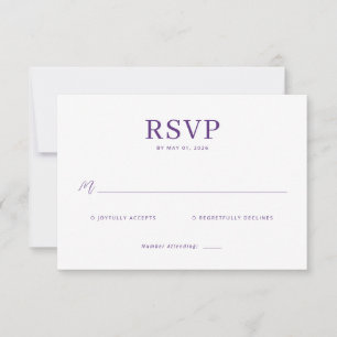 Refined Purple Calligraphy Template