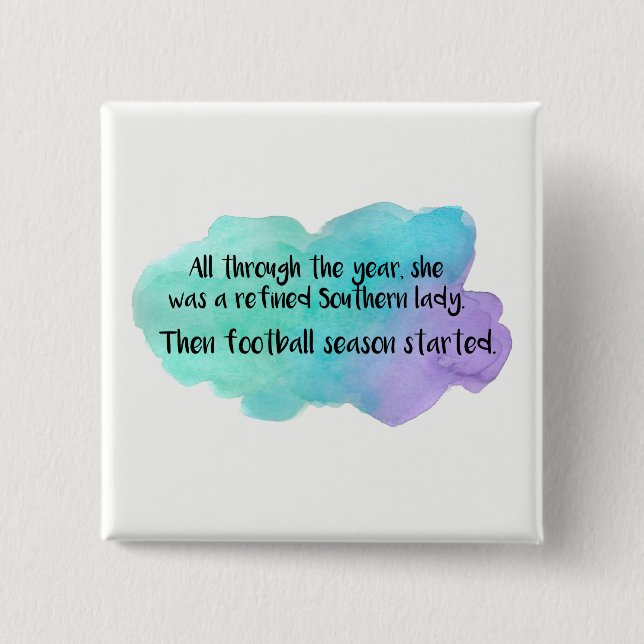 Refined Southern lady button (Front)