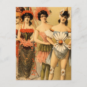 Refined Vaudeville Postcard
