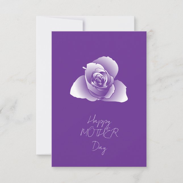 Refined White Defined Art Shades Flower Card (Front)