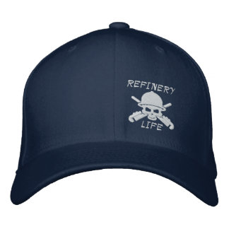 Refinery Life - Front only (white stitching) Embroidered Hat