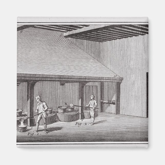 Refining saltpetre magnet (Front)