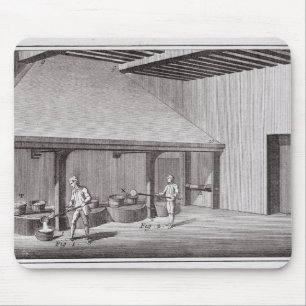 Refining saltpetre mouse mat