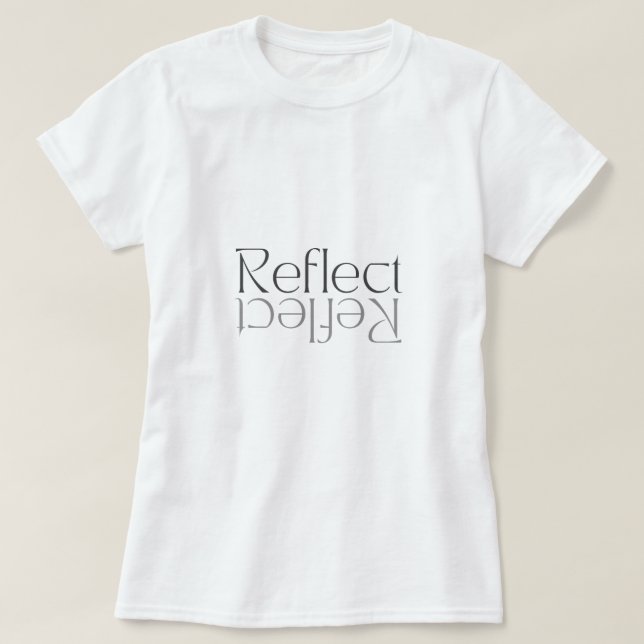 Reflect (grey) T-Shirt (Design Front)