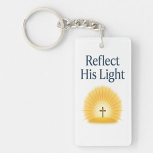 Reflect His Light Custom Easter 2026 Keychain