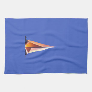 Reflect — Minimalist Light-Tone Logo Design Tea Towel