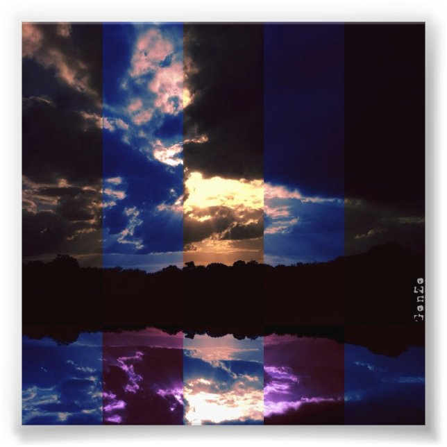 Reflect nature photo print (Front)