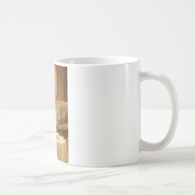 Reflected Blooms Art Print Coffee Mug (Right)