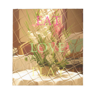 Reflected Blooms Art Print Notepad