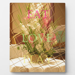 Reflected Blooms Art Print Plaque